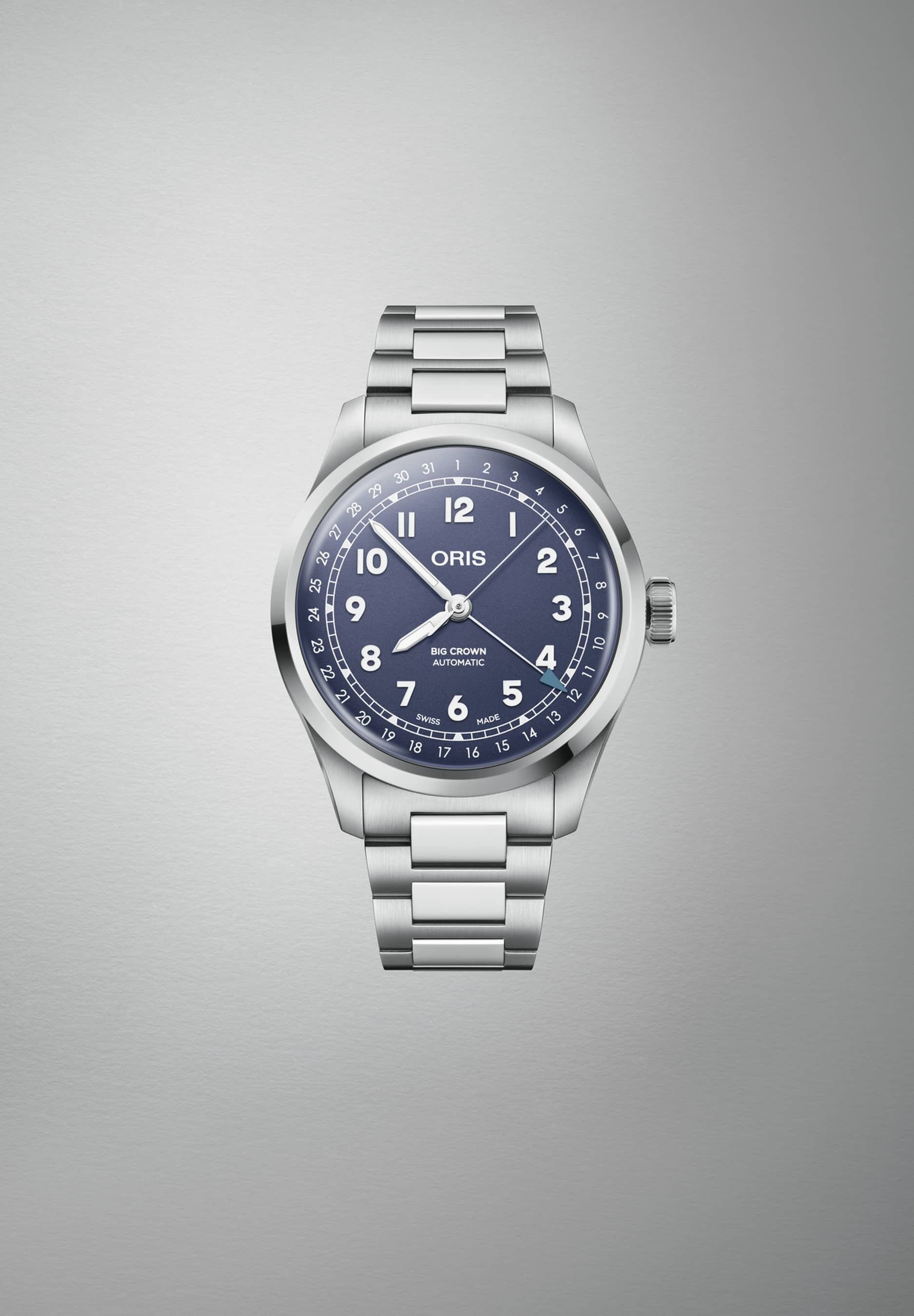 オリス(ORIS) ビッグクラウン ポインターデイト 40mm イエロー 01 754